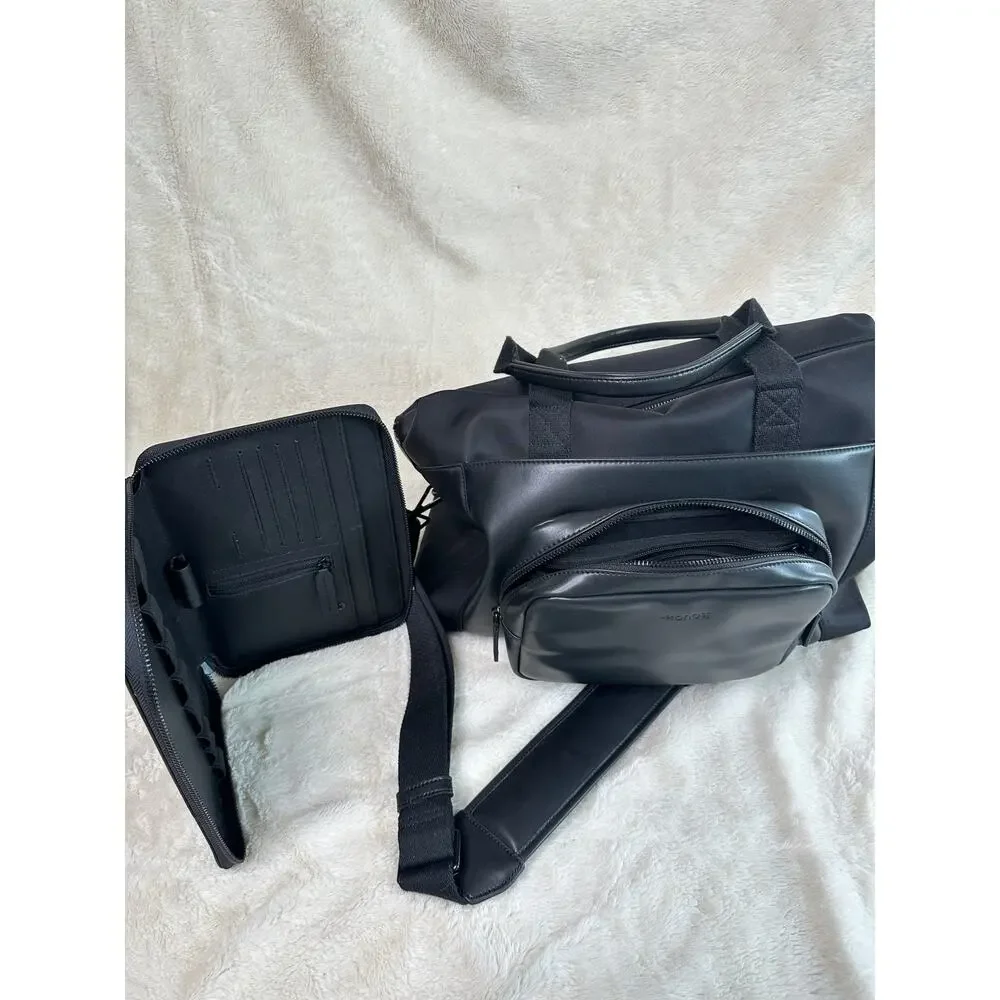 MONOS Metro Duffel Bag Carbon Black + Metro Folio Kit $285